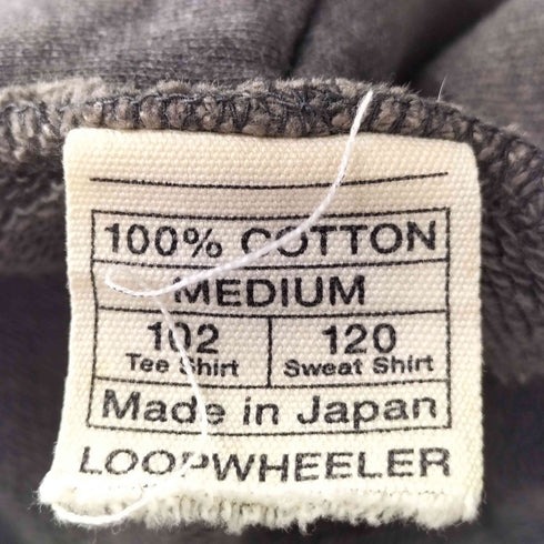 ループウィラー LOOPWHEELER ボーダー ジップアップパーカー レディース JPN:M